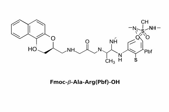 Fmoc-β-Ala-Arg(Pbf)-OH ठोस-चरण पेप्टाइड संश्लेषण